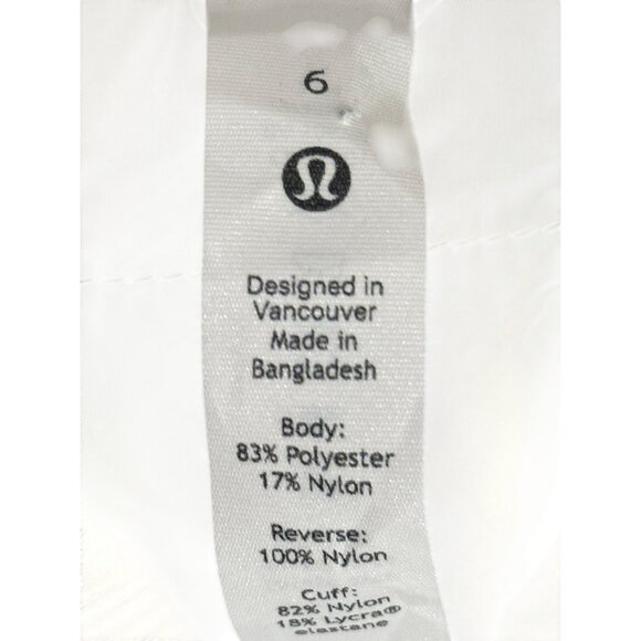 Lululemon Women's Reversible Bomber Jacket Size 6 Polyester & Nylon Beige. - Picture 5 of 14